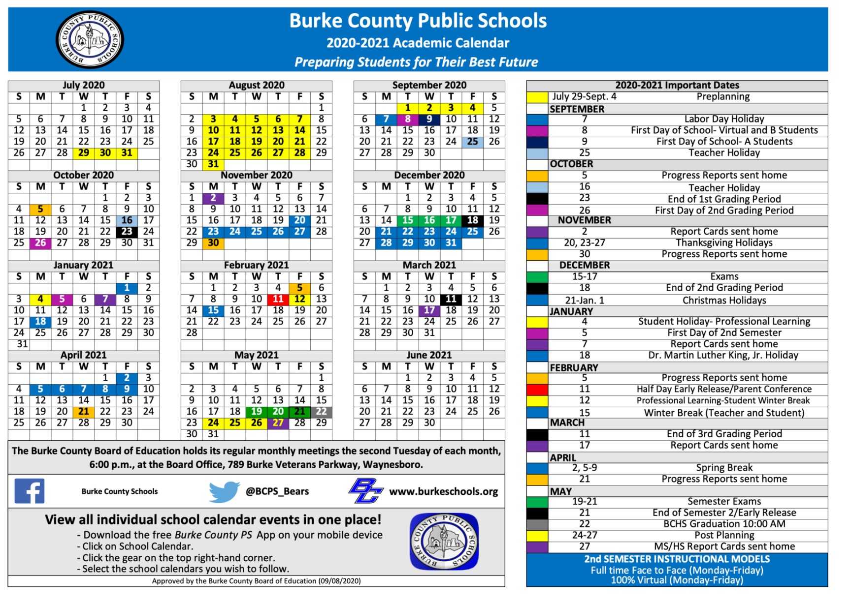 Burke County Court Calendar