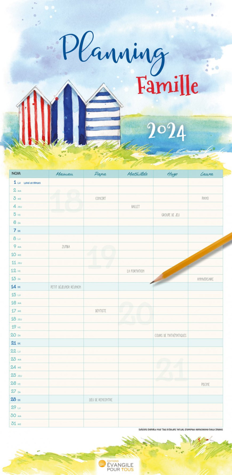 Family Planning Calendar  – CLC Canada