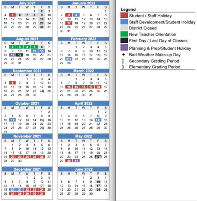 Frisco Isd Calendar - - Printable Recipe Cards Central