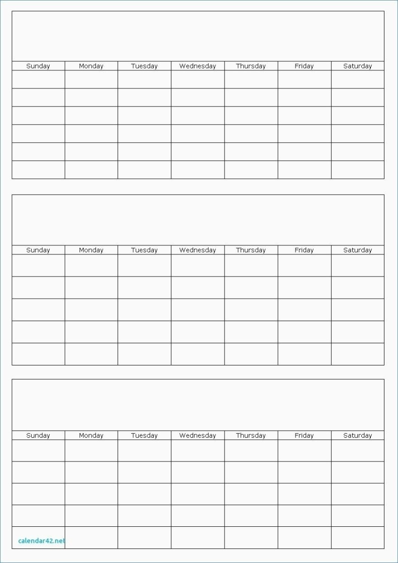 Month Planning Calendar Template – Printable Blank Calendar Template