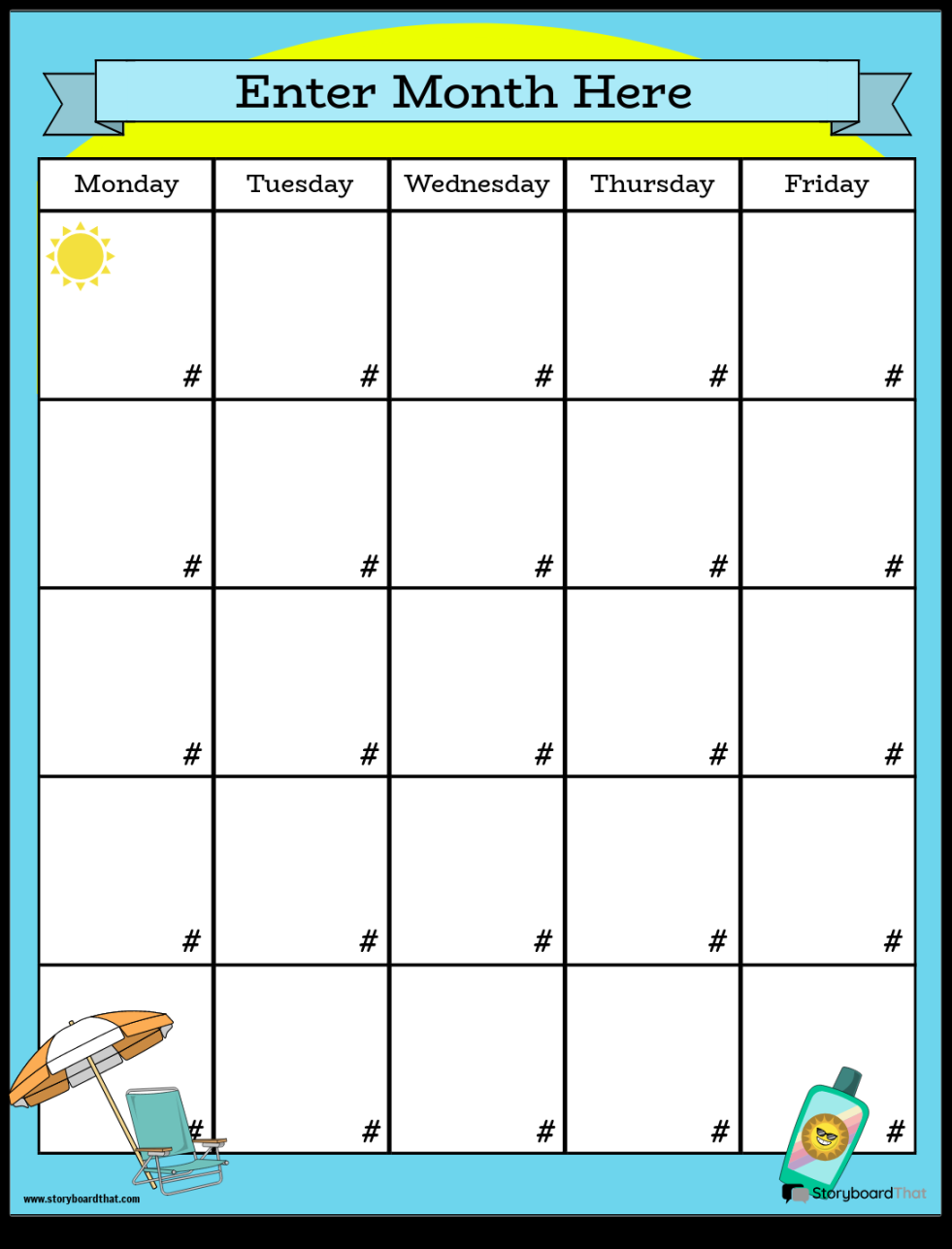 Printable Calendar Templates — Free Custom Calendar Maker
