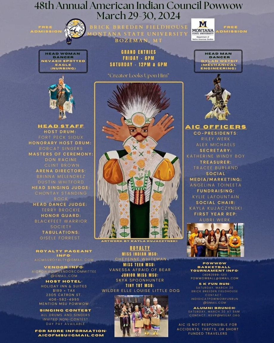 th Annual MSU Bozeman American Indian Council Pow Wow  – Pow