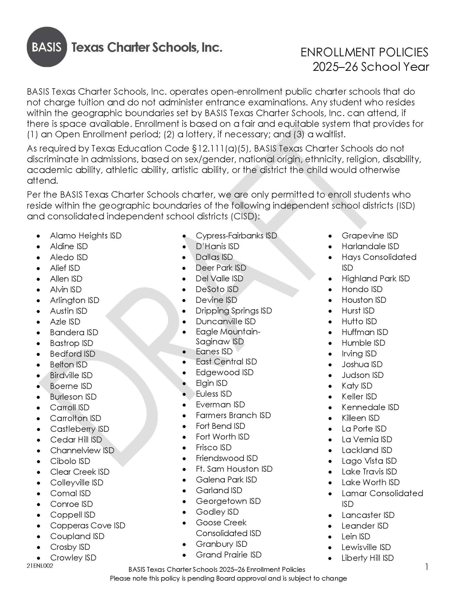 BASIS Plano  BASIS Texas Charter Schools