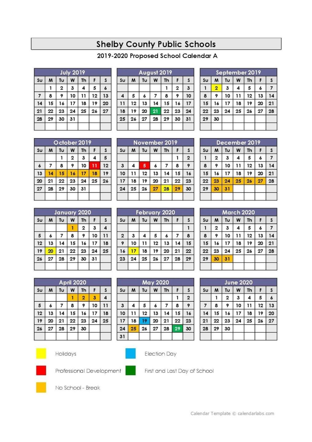 Dashing School Calendar Lexington Ky – Printable Blank Calendar