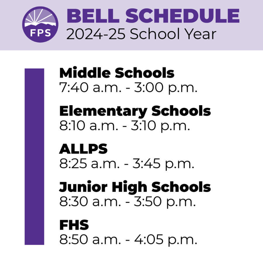New Bell Schedule for - School Year  Fayetteville High School