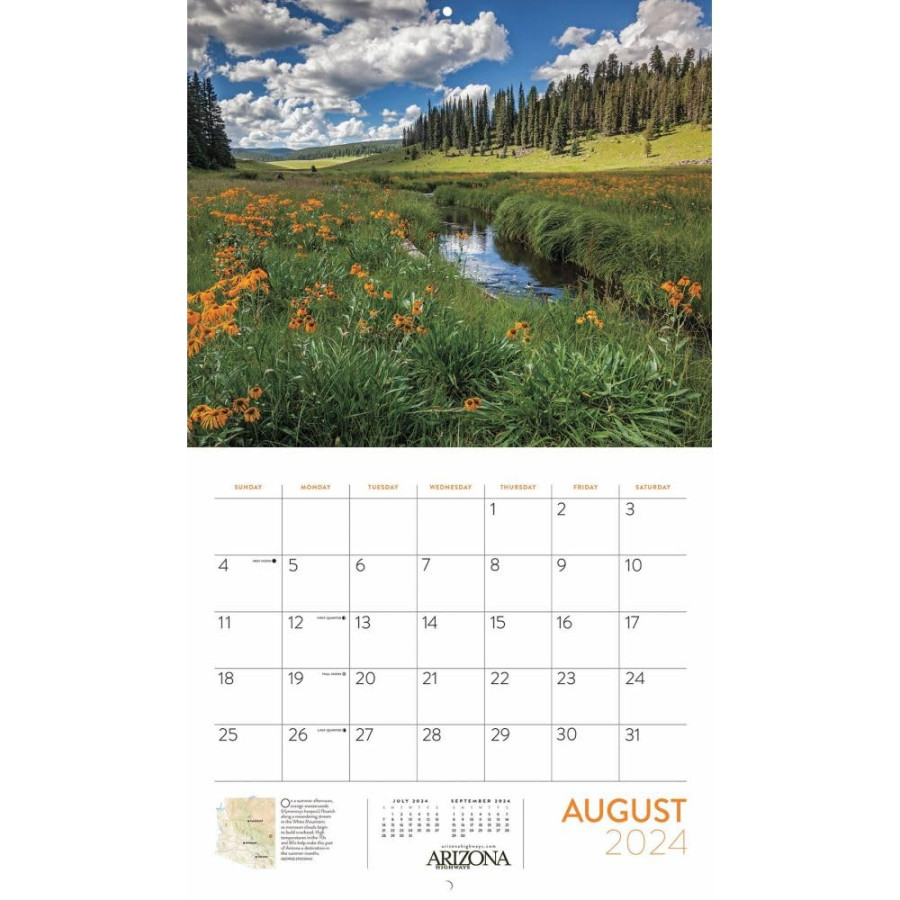 Scenic Wall Calendar  Wide World Maps & MORE!