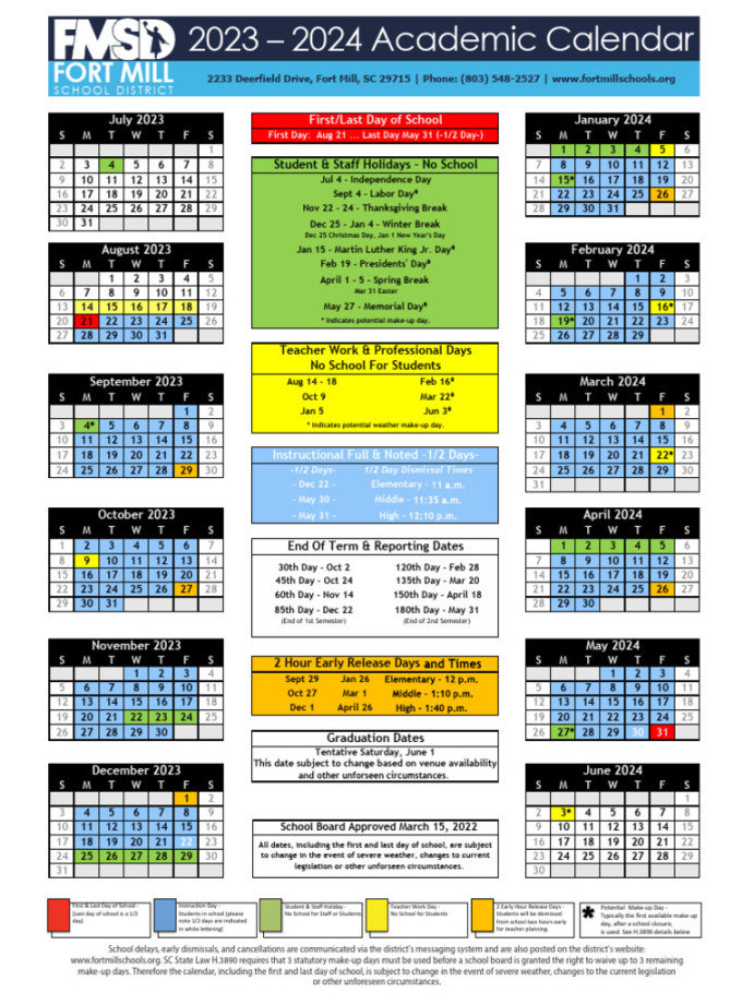 School Calendar  PDF