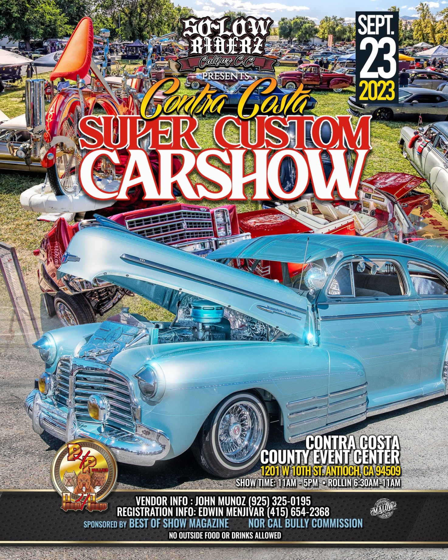 SO-LOW RIDERZ Car Show & Taco Fest @ Contra Costa Fairgrounds