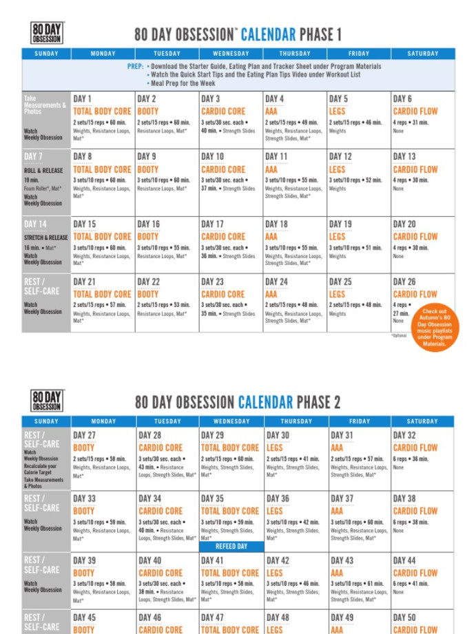 Autumn Calabrese - Calendar  Day Obsession  PDF  Sports