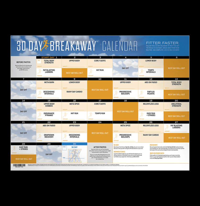 Day Breakaway  Accessories Bundle  Team BODi