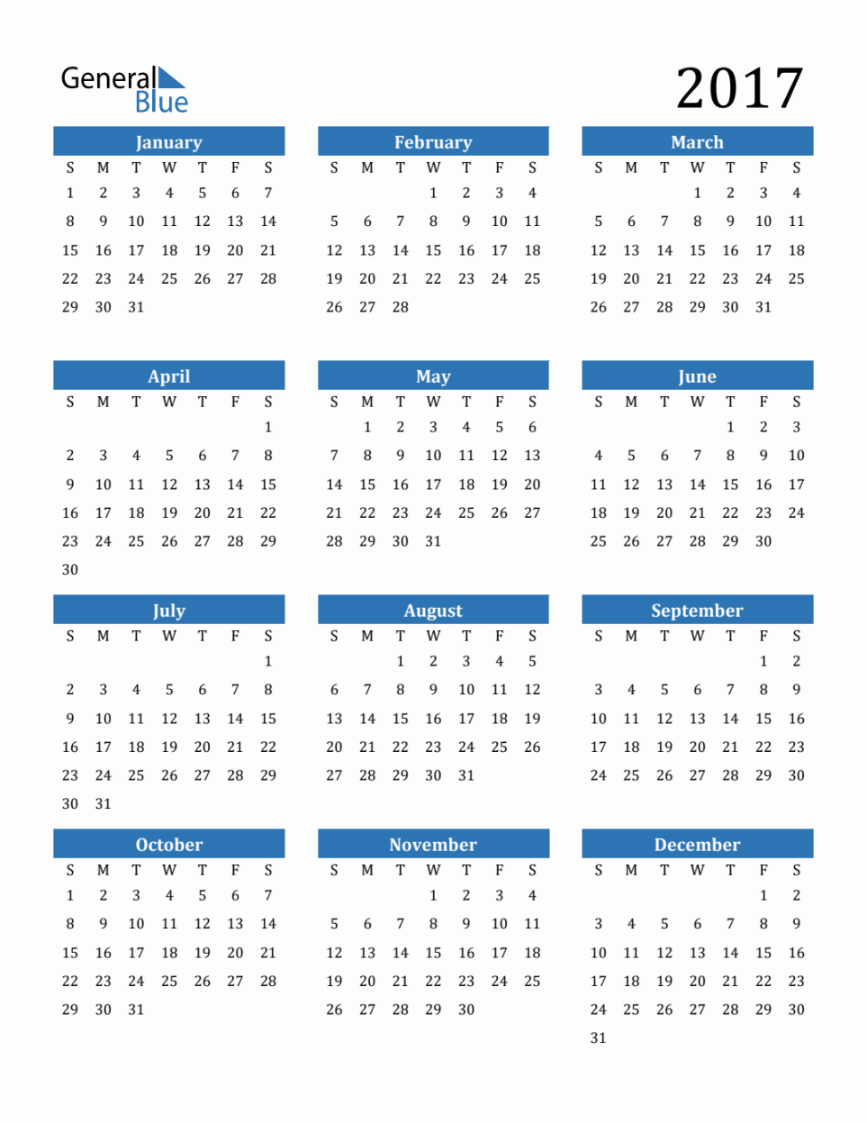 Free  Calendars in PDF, Word, Excel