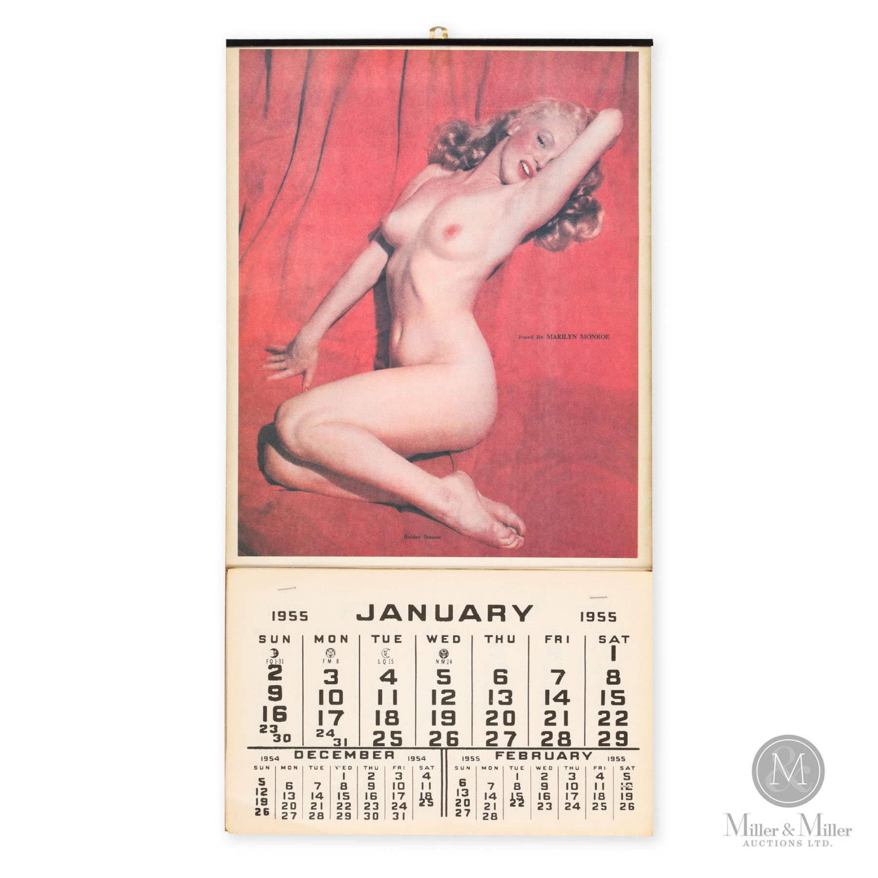 Marilyn Monroe "Golden Dreams" Calendar