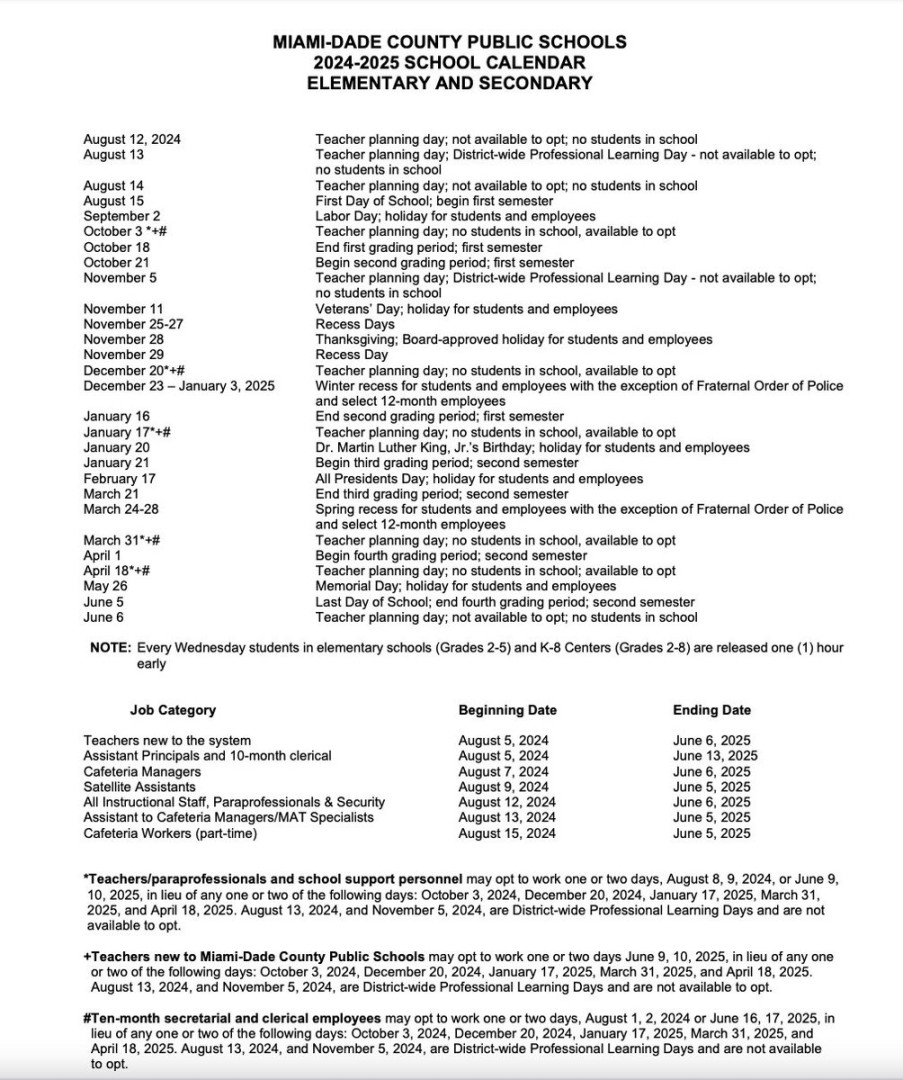 Dadeschools Calendar 2024 25 Good calendar idea Dadeschools Calendar 2024 25 Good calendar idea