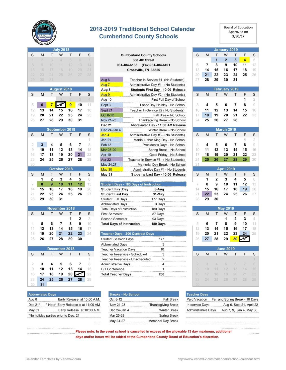 Perky Nc Pre K School Calendar – Printable Blank Calendar Template