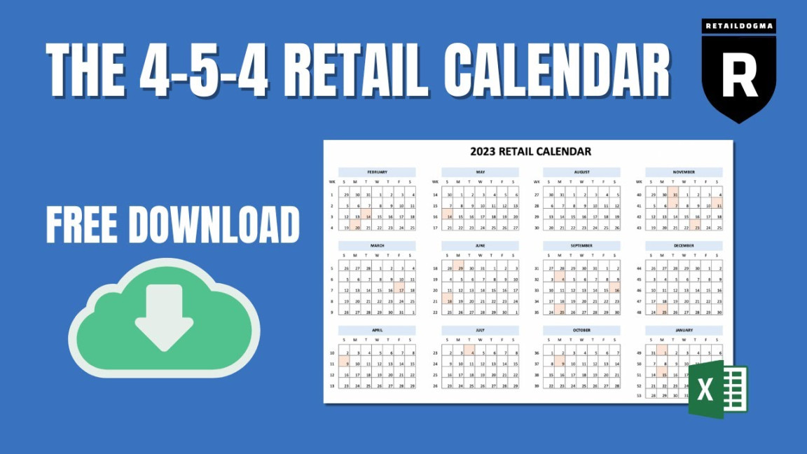 The -- Retail Calendar  Free Download