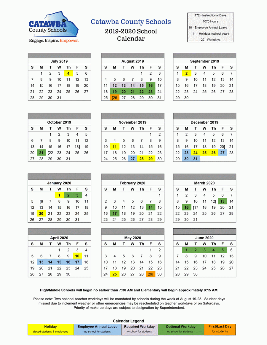 Ccs Calendar -