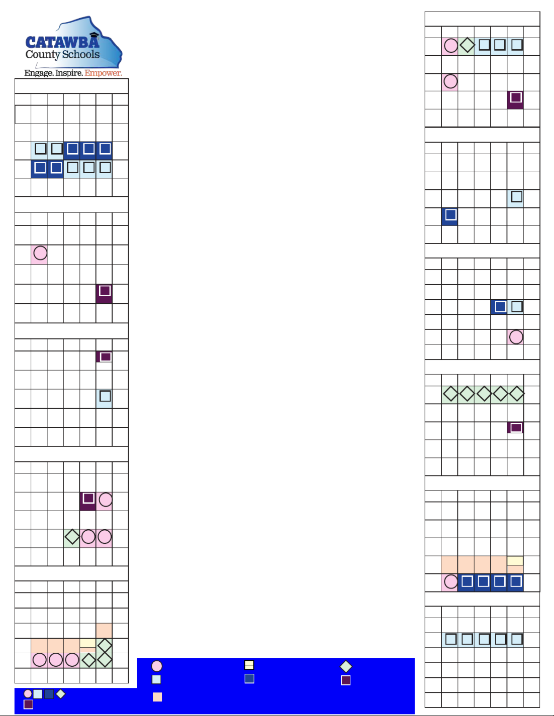 - CCS Printable Calendar - Legal Holidays Optional Teacher