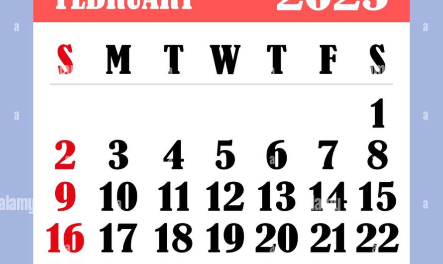 2025 Calendar February Month
