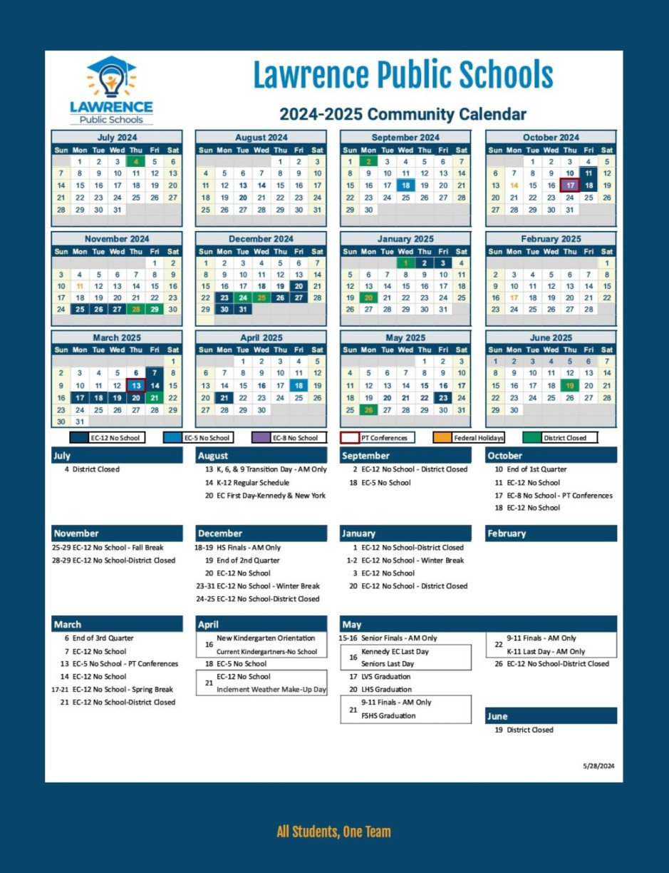 Calendars / - School Year