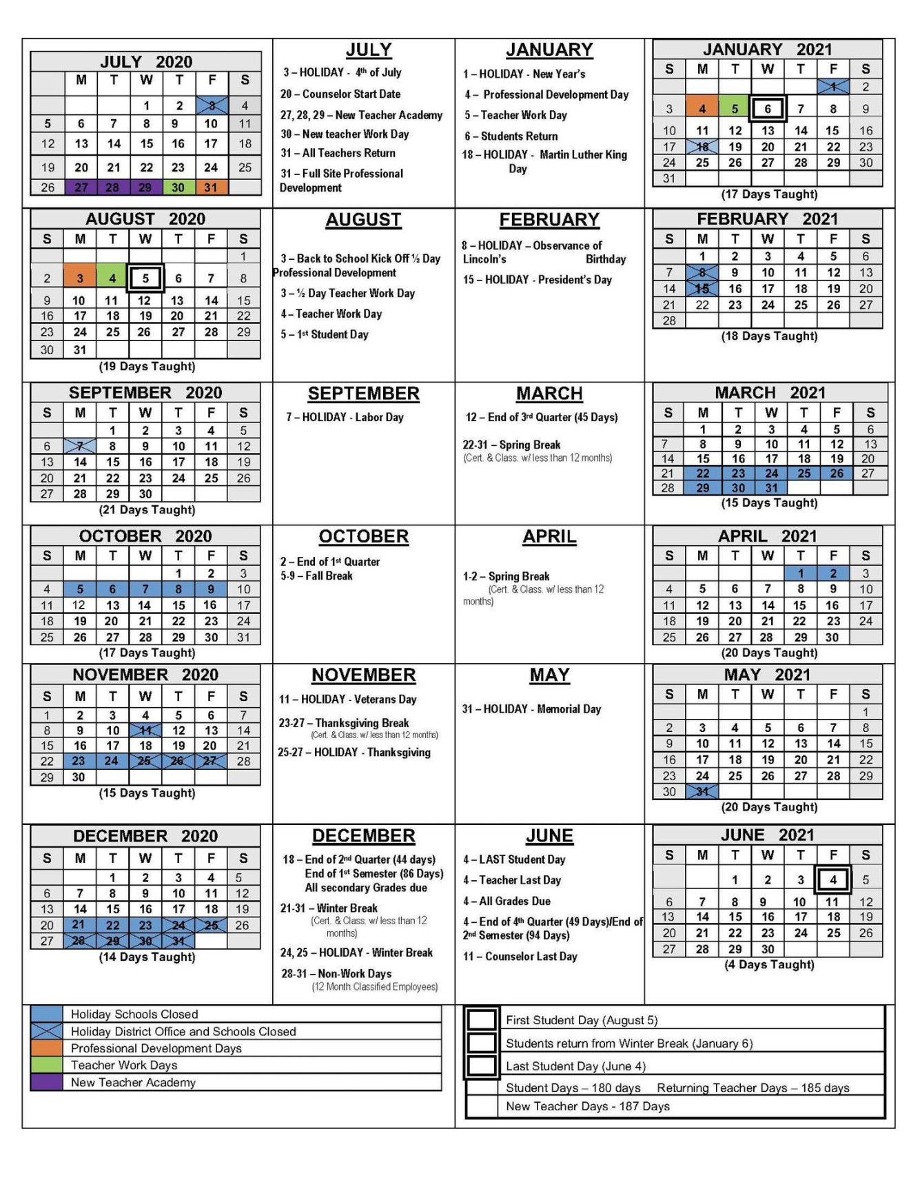 Carlsbad Usd Calendar